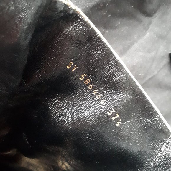 NWOT Saint Laurent metallic gold heeled ankle boot - Picture 11 of 11